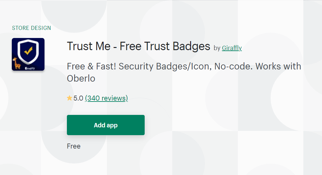 Trust Me ‑ Free Trust Badges